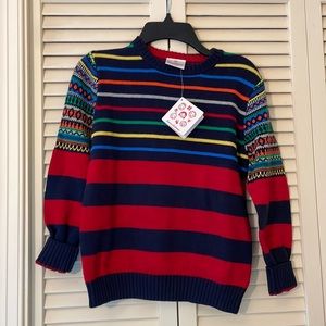 Hanna Andersson Patterned Kids Sweater NWT